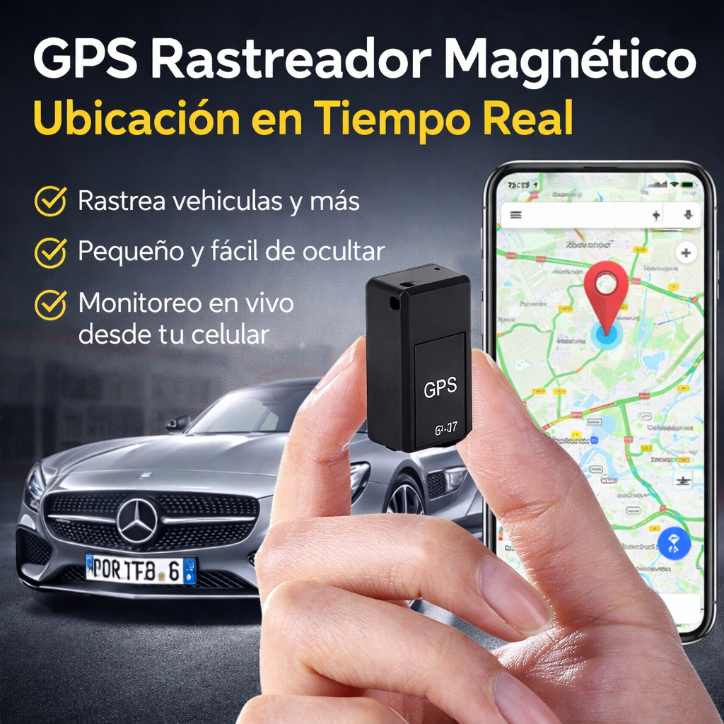 Localizador GPS Secreto para Vehículos y Familia